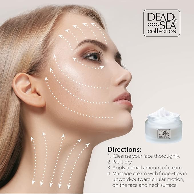 Dead Sea Collection Facial Kit - Day and Night Creams & Facial Serum with Vitamin C & Collagen - Anti-Aging and Anti-Wrinkle-BrightBean Baby