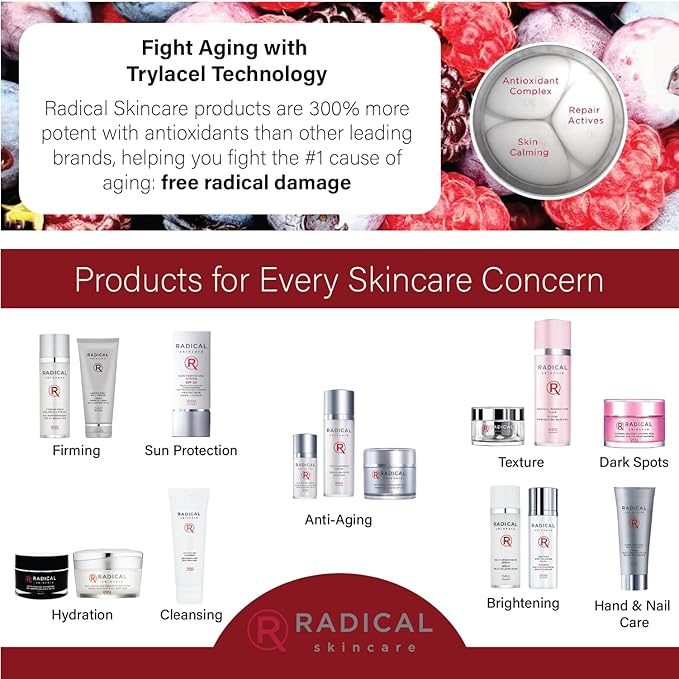 Radical Skincare Eye Revive Creme - 4 in1 Anti-Aging Solution Combats Wrinkles, Dark Circles, Puffiness, & Fine Lines - For All Skin Types Including Sensitive Skin - Paraben & Cruelty Free (0.5 Fl Oz)-BrightBean Baby