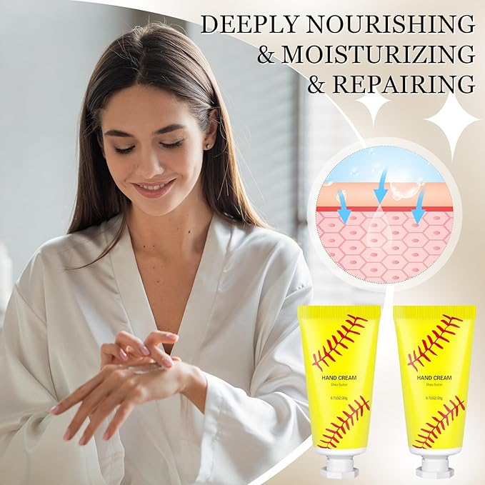 144 Pcs Softball Lip Balm Hand Cream Set Softball Accessories Softball Party Favors Including 36 Softball Lip Balm 36 Moisturizing Hand Cream 36 Bags 36 Softball Cards and Ropes for Kids Gifts-BrightBean Baby