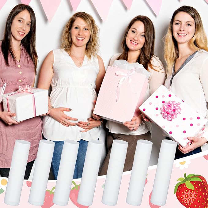 Demissle 150 Pcs Unlabeled Lip Balm Bulk Chapped Stick Blank Mini Lip Balm Gifts Moisturizing Lip Balms Favors for Women Homeless Wedding Bridal Shower Favors Baby Shower Guests Favors(Strawberry)-BrightBean Baby