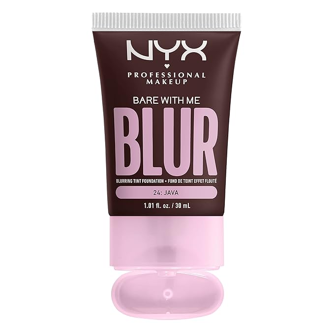 NYX PROFESSIONAL MAKEUP Bare With Me Blur Skin Tint Foundation Make Up with Matcha, Glycerin & Niacinamide - Java-BrightBean Baby