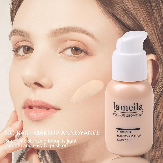 All in One Makeup Kit Full Kit Multipurpose Essential with Eyeshadow Palette,Lip Gloss,Foundation,Mascara,Eyebrow Pencil,Eyeliner,Contour Stick,Makeup Brushes,Cosmetic Bag Makeup Set for Women (DA112)-BrightBean Baby