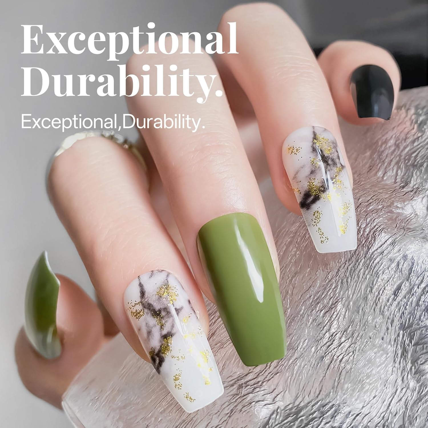 krofaue Nail Tips Lady French Style Acrylic Artificial Half Cover False Nail Tips with Box Ideal for Salons and Home DIY Manicure,10 Sizes,1000PCS (Natural and Clear)-BrightBean Baby