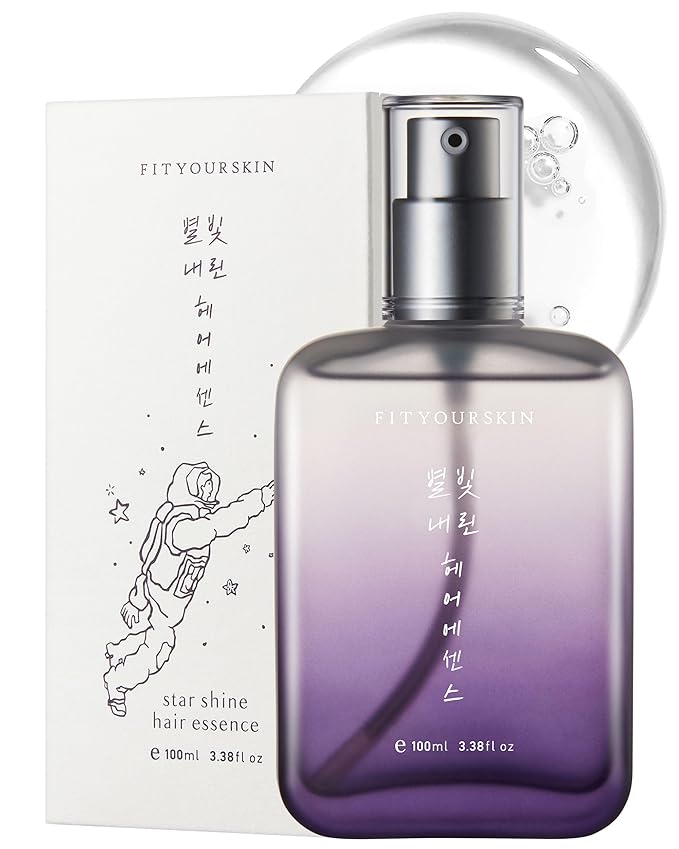 Star Shine Hair Essence - Frizz Control Nourishing Hair Oil Serum for Damaged & Dry Hair - Smooths Ends Adds Shine - Nature Derived Oil & Argan Oil - Floral Musk Scent - 3.38 fl.oz-BrightBean Baby