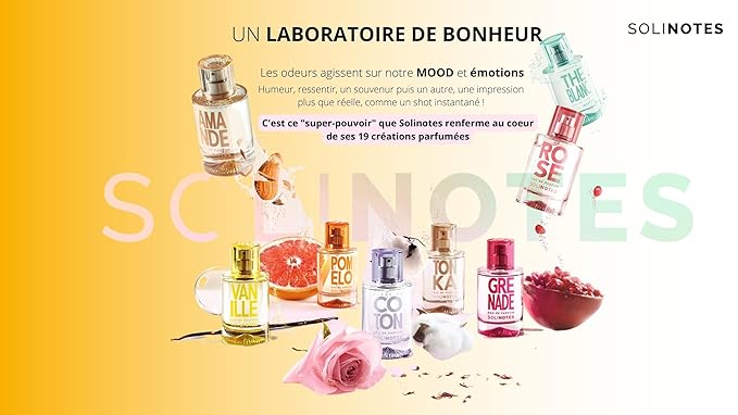 Solinotes Orange Blossom Perfume for Women & Men, 1.7 Fl Oz/ 50 ML Eau De Parfum, Delicate Floral and Soothing Scent with Premium Ingredients - Clean Perfume, Cruelty Free, Vegan, Made in France-BrightBean Baby