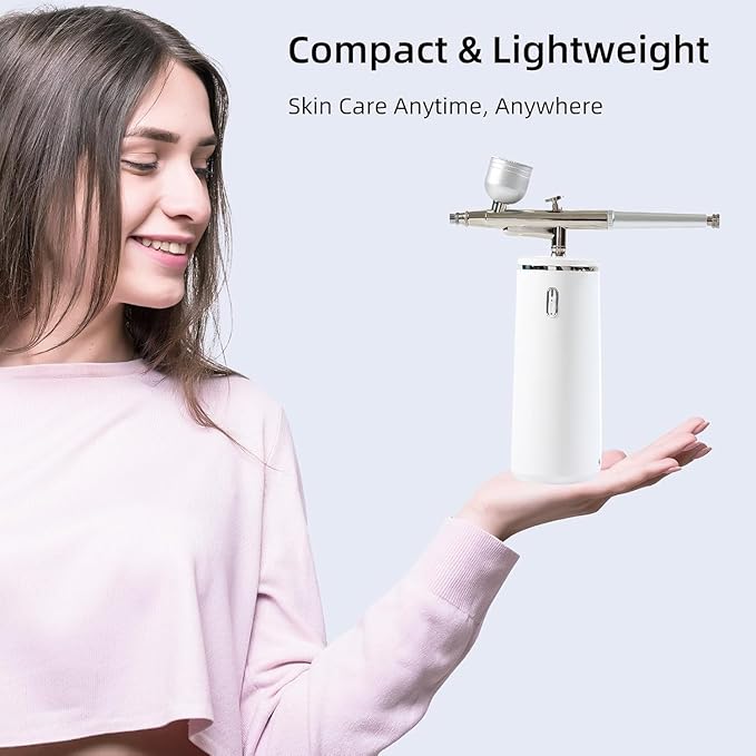 Facial Mist Spray Machine – 0.3mm Oxygen Micro Mist for Toner & Serum Infusion | High-Pressure Hydration & Skin Cooling Steamer for Home & Salon Use – Koli Z2-BrightBean Baby