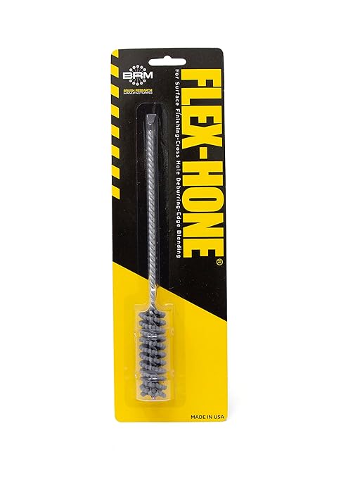 Brush Research BC58600 FLEX-HONE®, 5/8" (16mm) Diameter, 600 Grit, Silicon Carbide, for Mild Steel, Stainless Steel, Cast Iron and Softer Ferrous Materials