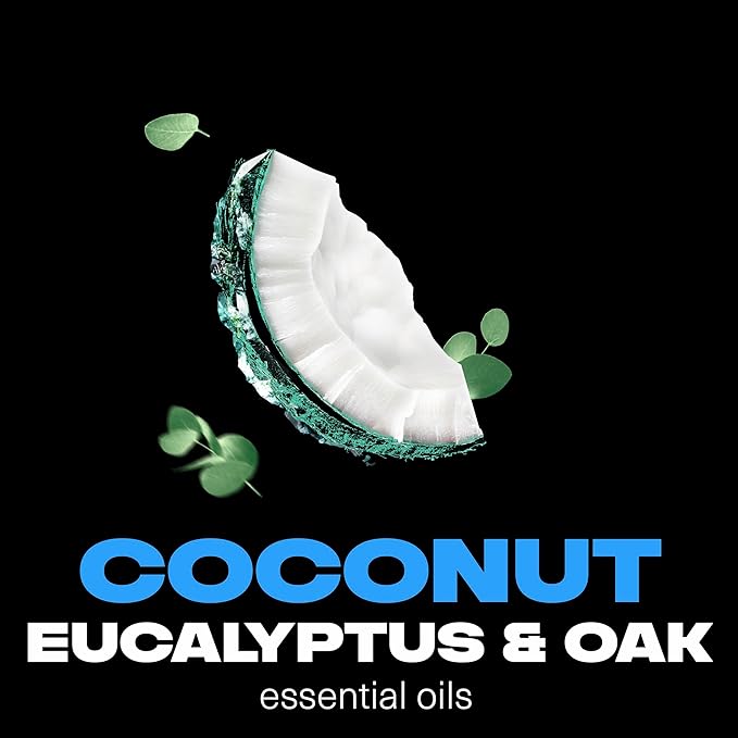 AXE Fine Fragrance Collection Premium Deodorant Body Spray for Men Pure Coconut 3 Count with 72H Odor Protection and Freshness Infused with Coconut, Eucalyptus, and Oak Essential Oils 4 oz-BrightBean Baby