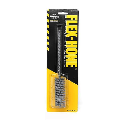 Brush Research BC78800 FLEX-HONE®, 7/8" (22.2mm) Diameter, 800 Grit, Silicon Carbide, for Mild Steel, Stainless Steel, Cast Iron and Softer Ferrous Materials