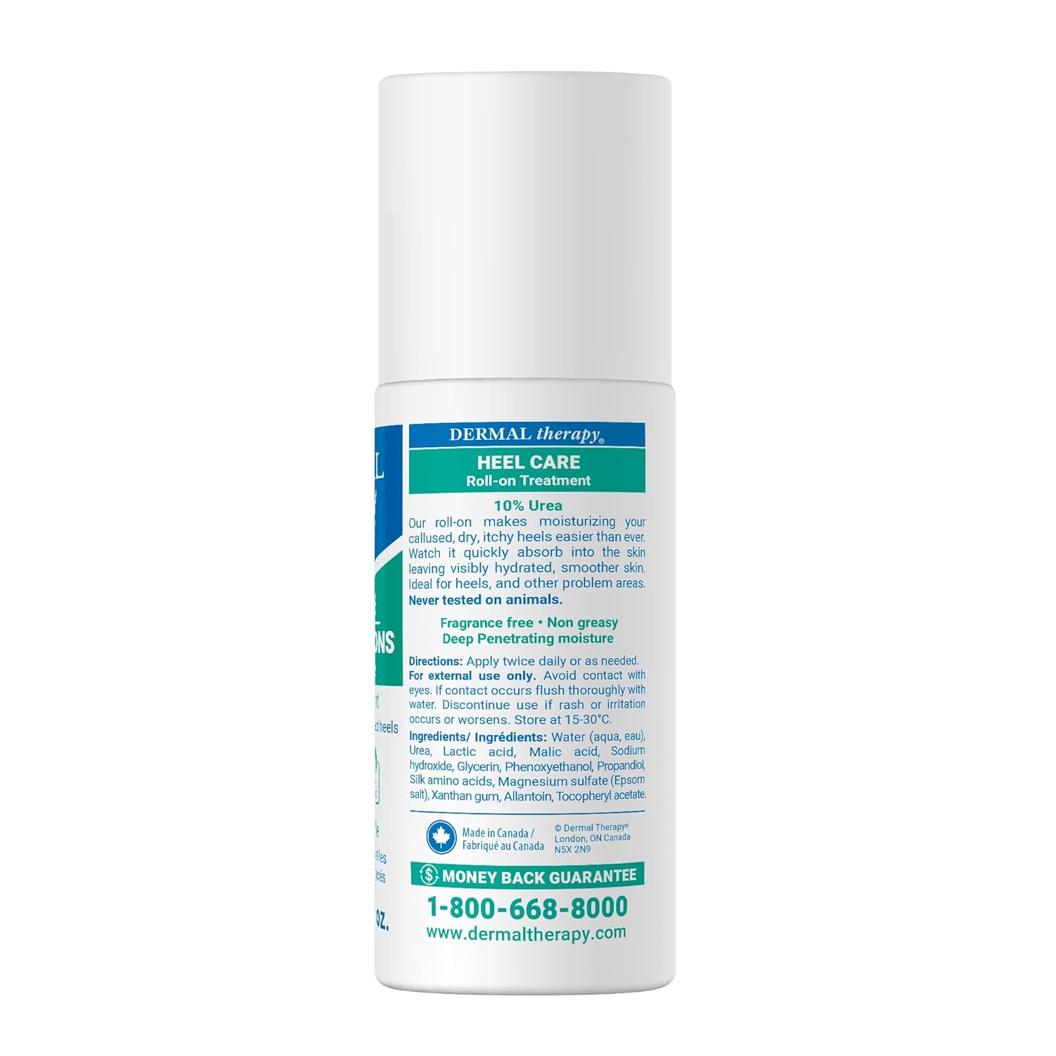 Dermal Therapy Heel Care Liquid Roll-On – Intensive Moisturizing & Repair for Cracked Heels, Dry & Rough Skin – Fast-Absorbing, Mess-Free Application – Hydrating Foot Care Treatment-BrightBean Baby