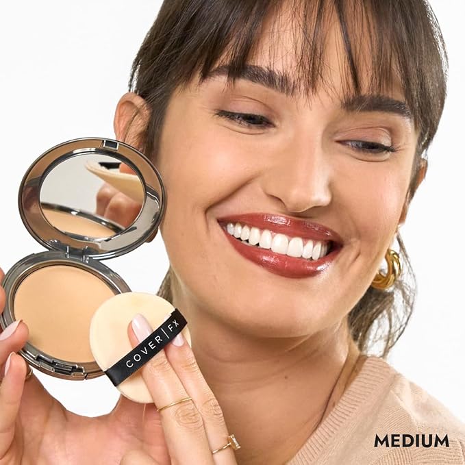 COVER FX Perfect Pressed Setting Powder - Deep-BrightBean Baby