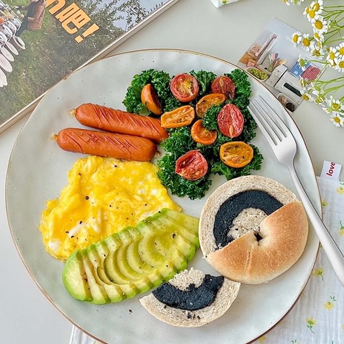 Pleafind 36-Piece Dinner Forks Set (8 inch), Stainless Steel Forks Silverware, Mirror Polished Fork Set, Small Forks for Home, Kitchen, Restaurant, Dishwasher Safe