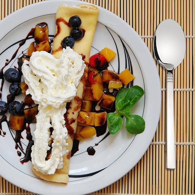 Dinner Spoon, 12-Piece Stainless Steel Spoons, 7.79-INCH