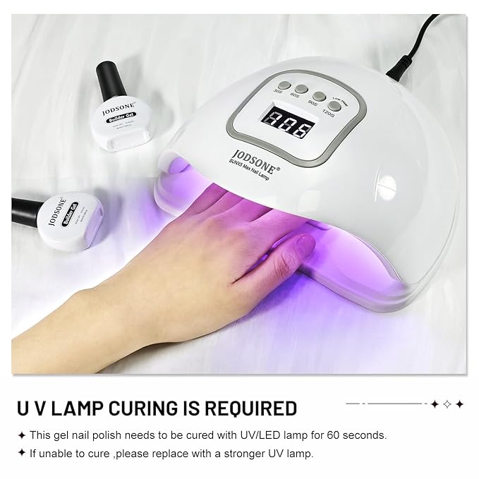 JODSONE 2Pcs 10ml Builder Gel Set, Clear Gel Nail Strengthener for Thickening, Nail Extension, Apex Building, Repairing Broken Nails, Long Lasting DIY Nail Art Gift for Women-BrightBean Baby