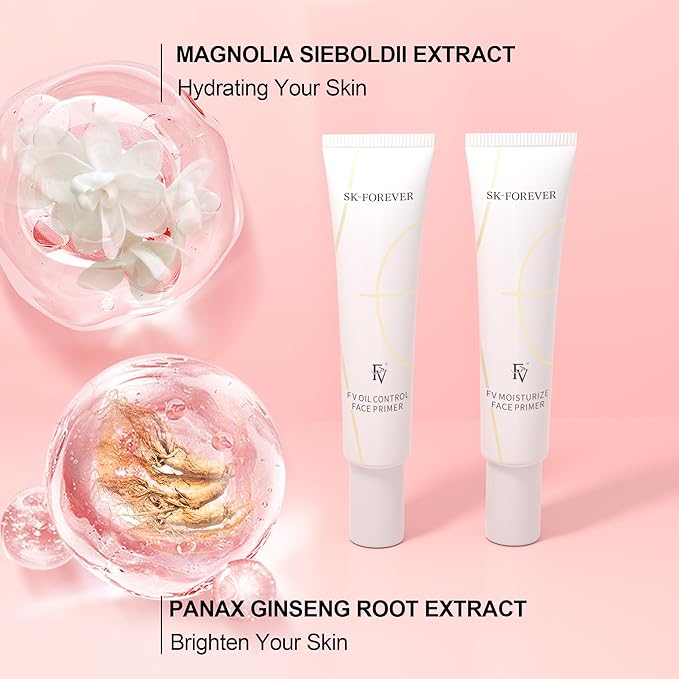 FV Oil-Control Primer, Long-Lasting Hydrating Formula with Matte Finish for Daily Use, Pore-Minimizing, Smooth Texture for Oily Skin (Oil Control)-BrightBean Baby