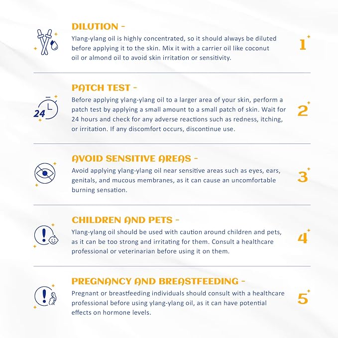 HIQILI Ylang-Ylang Essential Oil, Long-Lasting Scent for Diffuser, Perfumes, Aromatherapy, DIY - 3.38 Fl Oz-BrightBean Baby