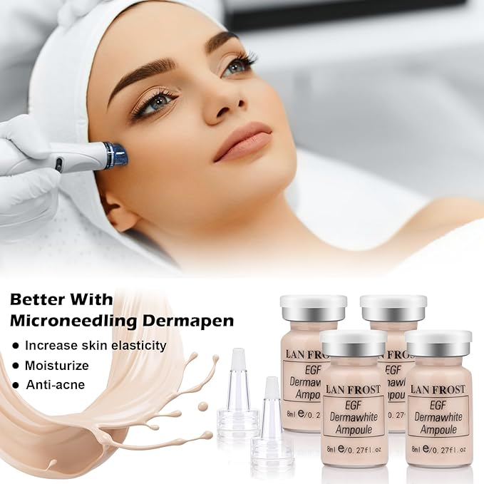 BB Pigment Serum Starter Kit Hyaluronic Acid Essence Foundation BB Facial Glow Skin Care Kit 0.27oz 12 Vials, Combined With Niacinamide and Peptides To Brighten Skin Tone Anti-Aging Foundation #1-BrightBean Baby