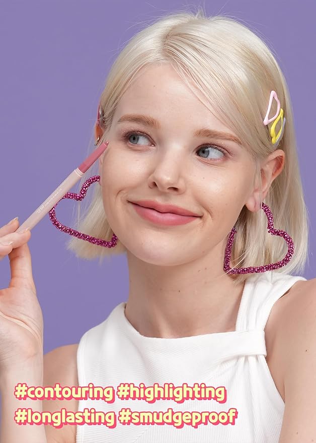 COLORGRAM Under Eye Highlighter Stick 02 Cool Tone | Silky-Smooth Long-Lasting Highlighter & Contouring Stick for Smudge-Proof, Shining Daily Makeup | K-Beauty Face Highlighters & Luminizers-BrightBean Baby