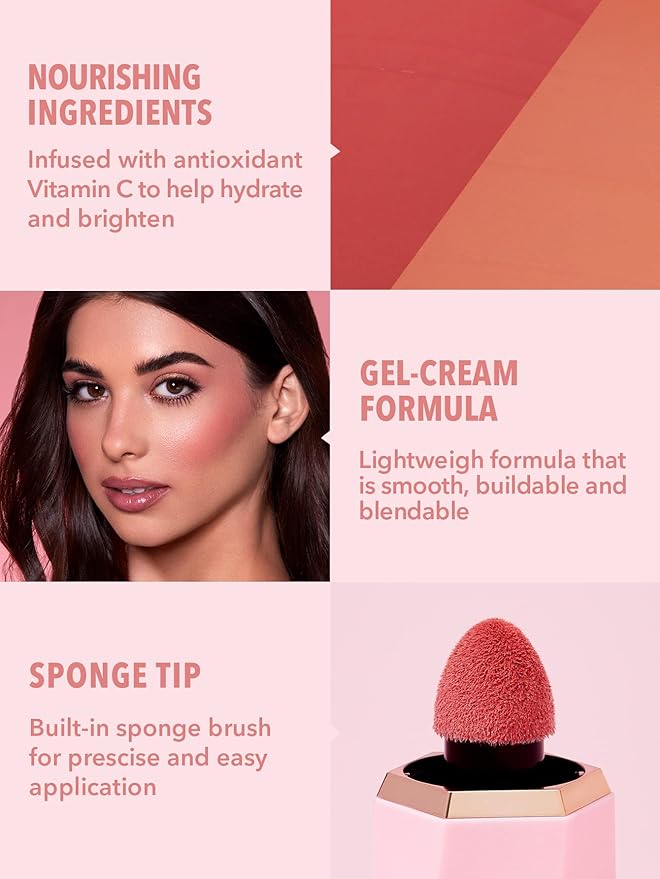 SHEGLAM Liquid Blush Makeup for Cheeks Matte Finish - Hush Hush-BrightBean Baby