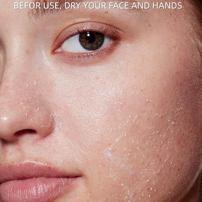 Vitamin C Face Scrub Face Exfoliator Cream Brightening Facial Scrub Exfoliating Facial Wash Microdermabrasion Facial Scrub, Gently Exfoliate Dirt and Dead Skin Cells, Improve Dark Spot, 140g/5oz-BrightBean Baby