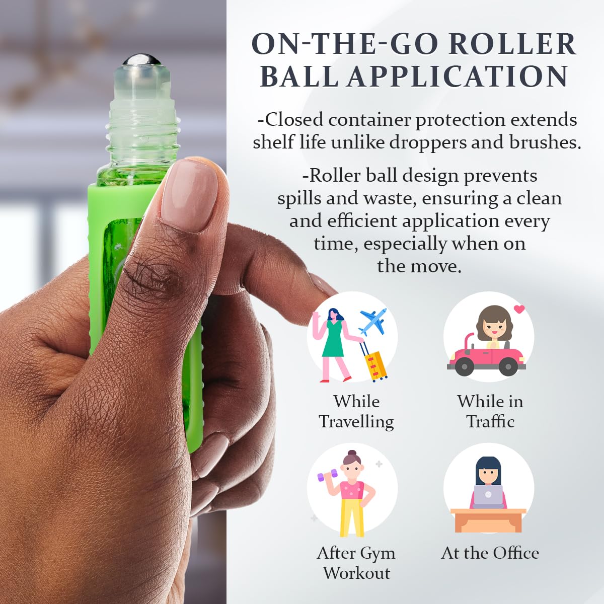 Tropical Eucalyptus Organic Nail Cuticle Oil Pen with Jojoba, Coconut MCT, and Rosehip for Nail Hydration, Growth & Strength, Travel Size Keychain(0.34 Fl Oz)-BrightBean Baby