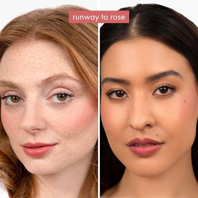 Subtl Beauty 4-in-1 travel makeup kit by subtl staks | eyeshadow duo, shine control powder, cream highlighter, lip and cheek | includes mirror lid and mini brush | stackable makeup designed for travel-BrightBean Baby