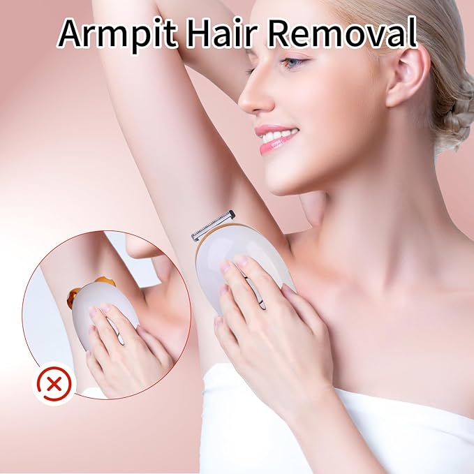 Electric Razors for Women, 5 in 1 Painless Rechargeable Dusk Shaver Womens, Women's Shavers Everything, Lady Leg/Bikini/Face Hair Removal Products, Female Wet Dry Shaving Machine-BrightBean Baby