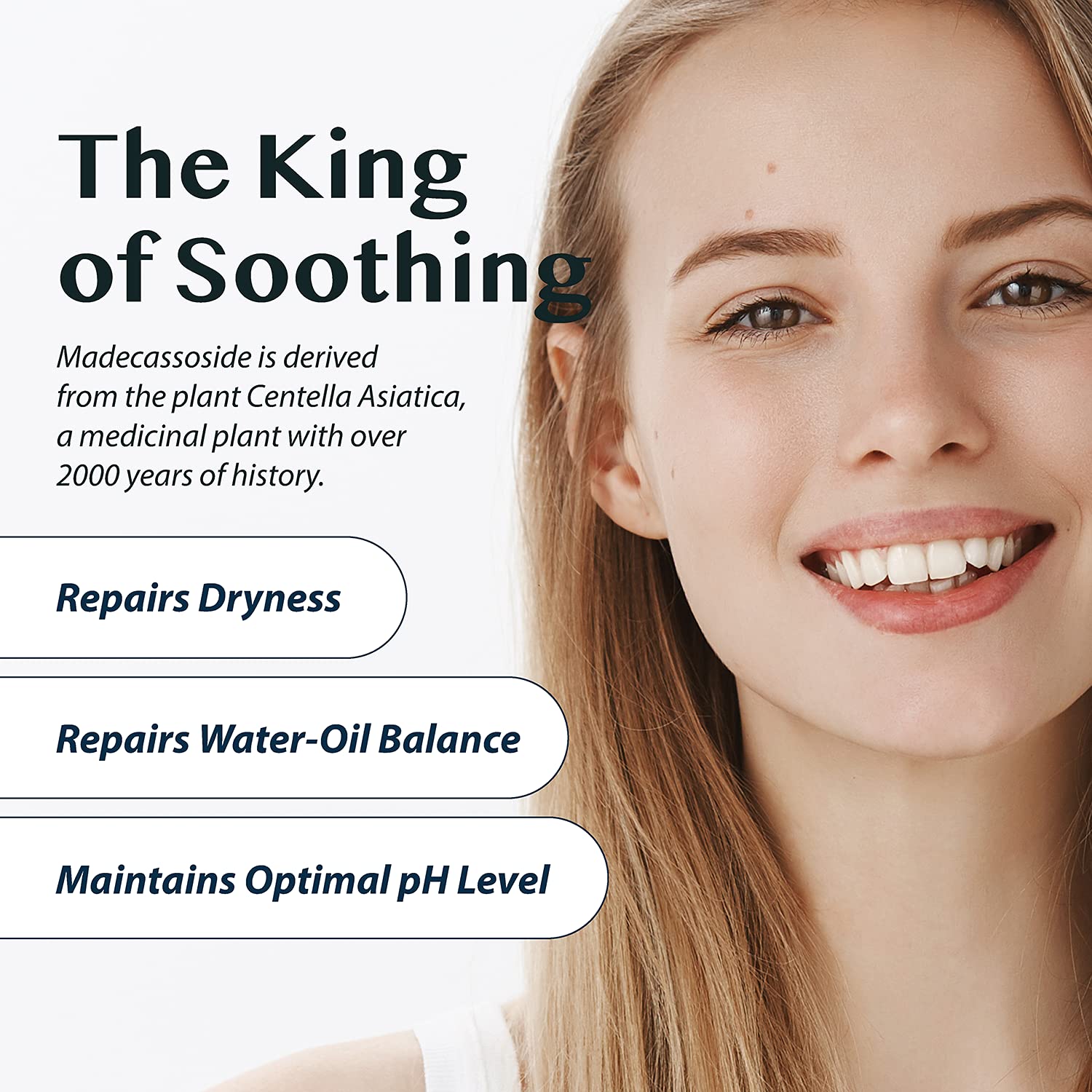 A'PIEU Madecassoside Moisture Gel Cream (1.69 Fl oz) - for Hydrating Dry and Sensitive Skin- Helps Soothe Damage and Maintain Optimal pH level- Centella Asiatica, Panthenol, Allantoin-BrightBean Baby