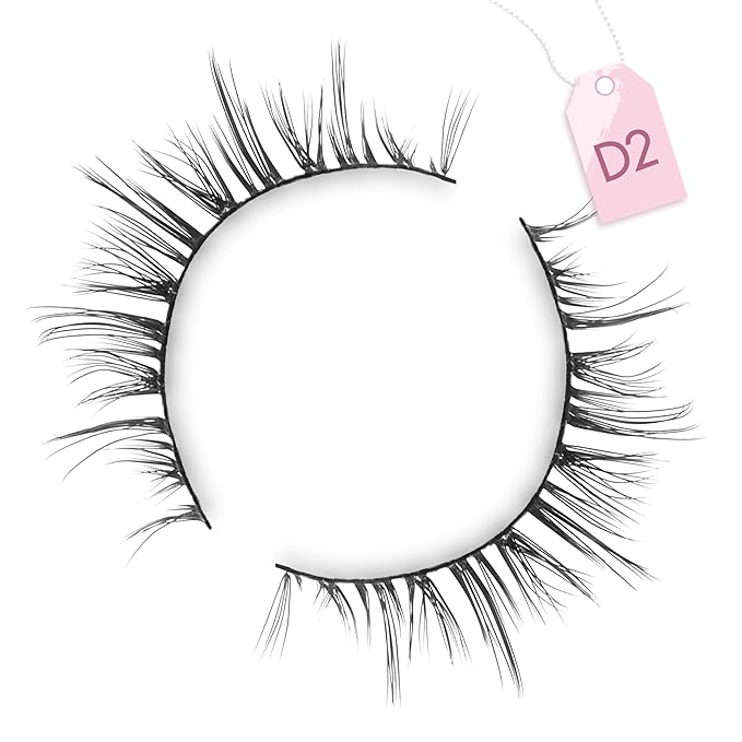 Onlyall Natural Lashes Short Eyelashes Wispy Lashes Natural Look Soft False Eyelashes False Eye Lashes Faux Mink Eyelashes 7 Pairs D2-BrightBean Baby