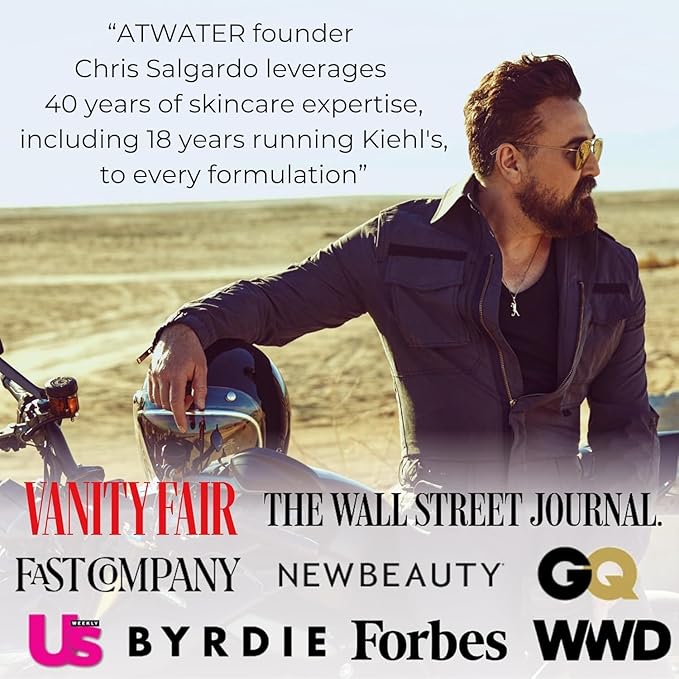 ATWATER Skin Armor Exfoliating Face Scrub,Men’s Facial Cleanser - Smoothes and Cleans Skin to remove Dead Skin - Travel Size Mens Face Exfoliator Leaving you Fresh and Vibrant - 3.4 oz (2 pack)-BrightBean Baby