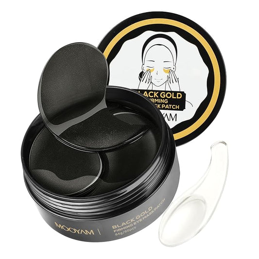 Under Eye Mask Moisturizing Eye Mask Patches,60PCS Eye Treatment Mask Cooling Under Eye Pads for Brightening Repairing and Refreshing Your Skin Under Eye Mask, Beauty Skin Care Gift (black)-BrightBean Baby