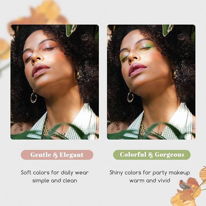 Color Nymph Beginner Makeup Kits For Teens With Train Case Included Full Makeup Kit Eyeshadow Palette Blushes Bronzer Highlighter Lipstick Brushes Mirror（Gold）-BrightBean Baby