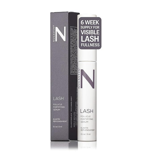 NULASTIN Eyelash Serum for Thicker Looking Lashes - Follicle Fortifying LASH Serum - Clinically Tested Eyelash Enhancing with Keratin - From the Experts in Brows and Lashes (0.1 Fl Oz)-BrightBean Baby