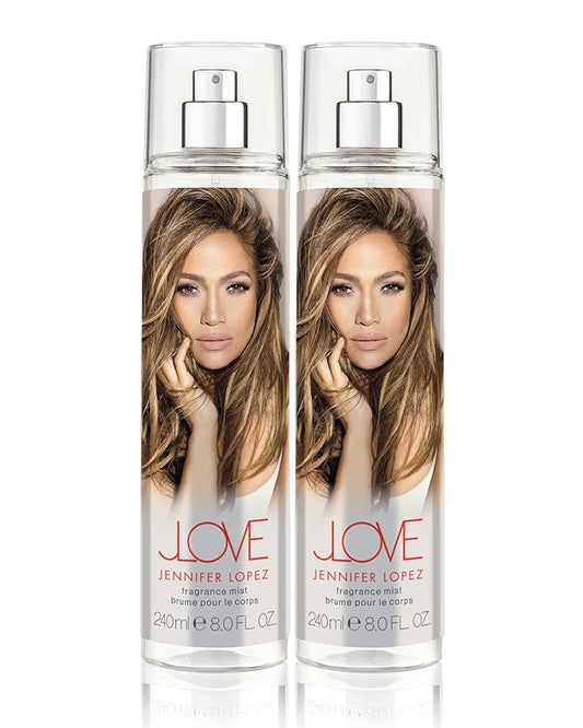 Jennifer Lopez JLove Body Mist, 240ml (8fl oz) Duo Pack (2 Pack)-BrightBean Baby