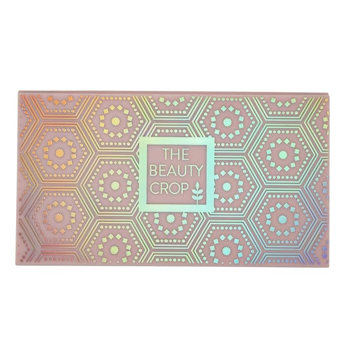 The Beauty Crop - Travel Tea Face Palette - Mediterranean Spring | Highly Pigmented Shades | Richly Toned Palette | Comes in Matte, Creamy, Metallic & Glitter Finish | Long Wearing | Cruelty Free-BrightBean Baby