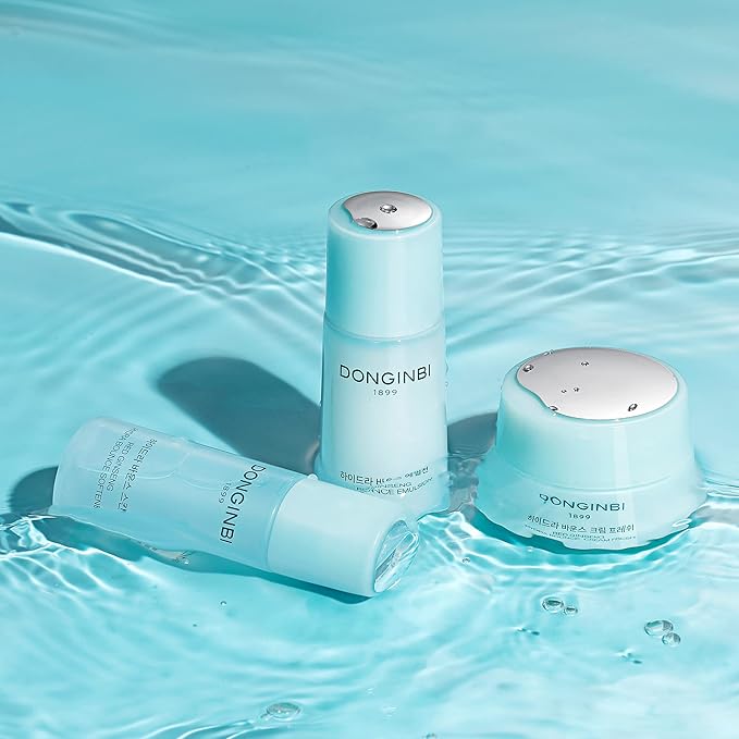 DONGINBI Red Ginseng Hydra Bounce Cream Fresh Travel Kit - Hydrating and Nourishing Skincare Set- Hydra Bounce Softener 15ml, Emulsion 15ml, Cream 7ml-BrightBean Baby