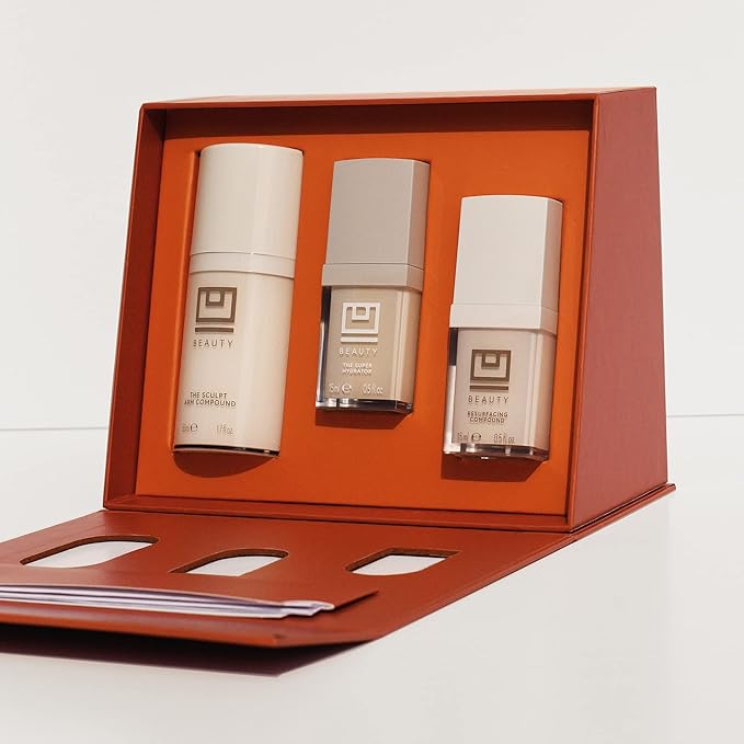 U Beauty Preface Kit | Skin Care Gift Value Set with Retinol, Vitamin C Serum Anti-Aging Essentials Skin Tightening Arm Cream + Facial Hyaluronic Acid Morning and Night - 2.7oz (Set of 3)-BrightBean Baby