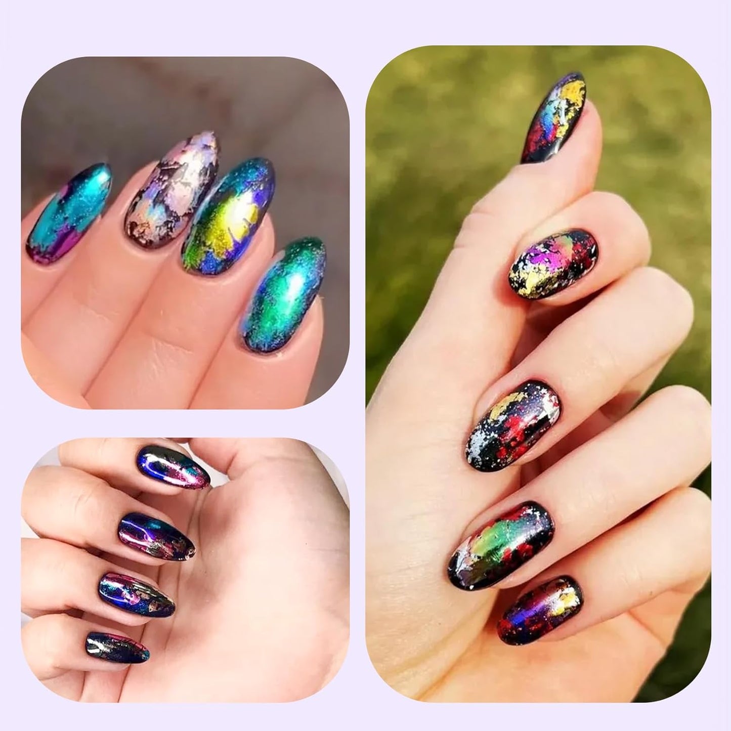 Nail Foil Glue Gel: 2Pcs Nail Art Foil for Foil Stickers Transfer Gel - 15ML Transfer Art Manicure DIY Enthusiasts Required LED Lamp Soak Off-BrightBean Baby