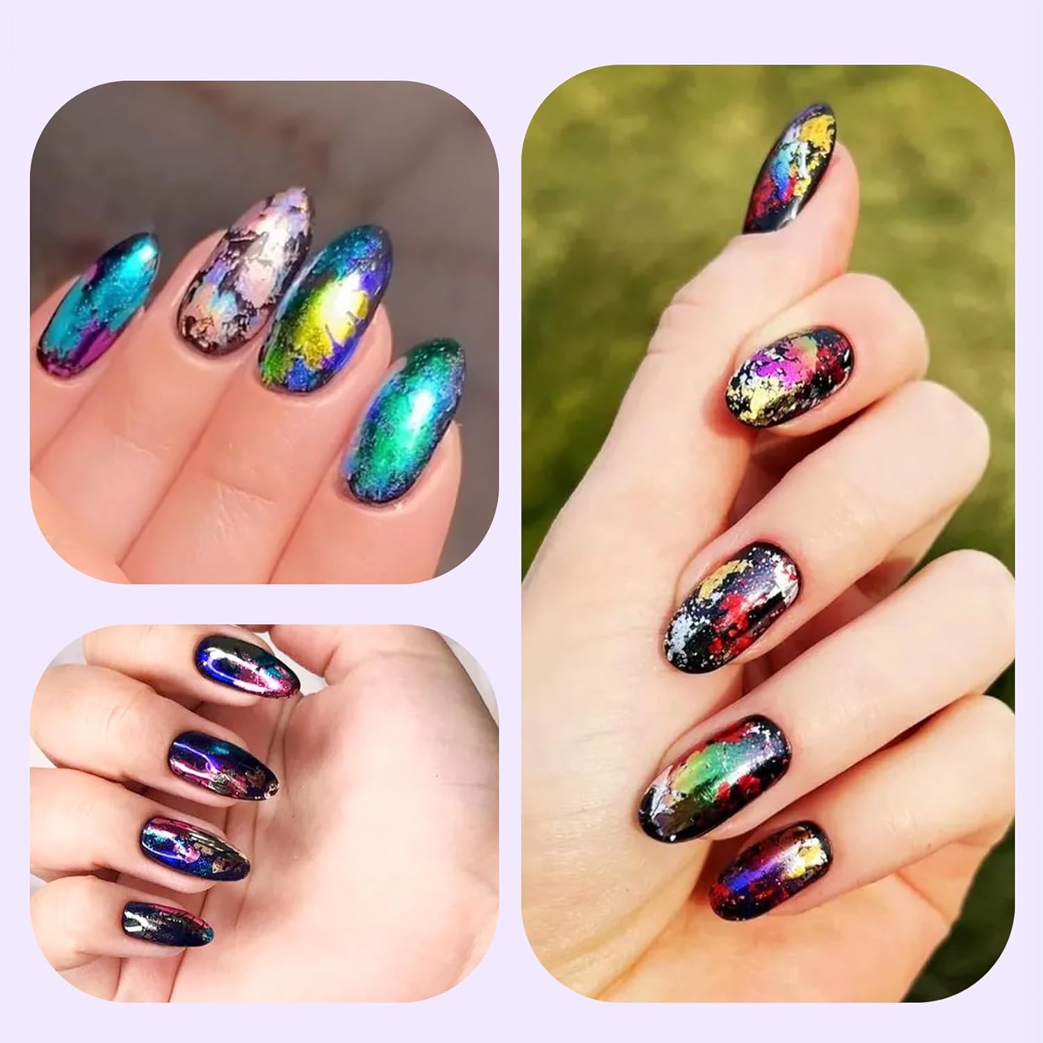 Nail Foil Glue Gel: 2Pcs Nail Art Foil for Foil Stickers Transfer Gel - 15ML Transfer Art Manicure DIY Enthusiasts Required LED Lamp Soak Off-BrightBean Baby