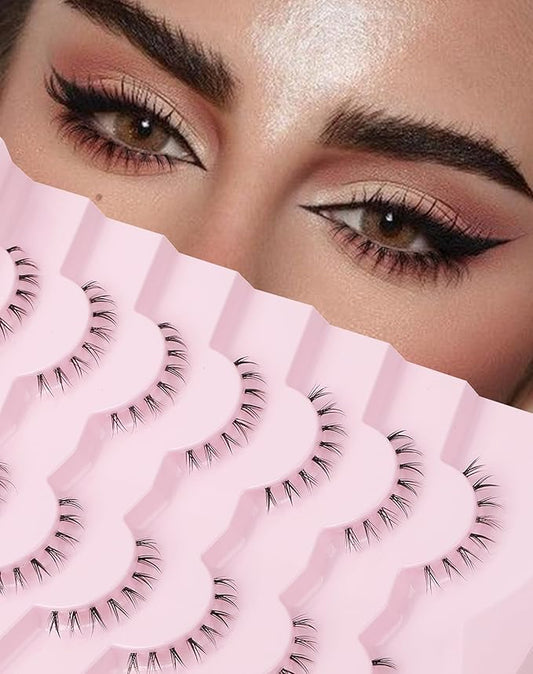 Bottom Lashes Bottom Eyelashes False Lower Lashes Fake Bottom Eyelashes 7 Pairs Bottom-3-BrightBean Baby