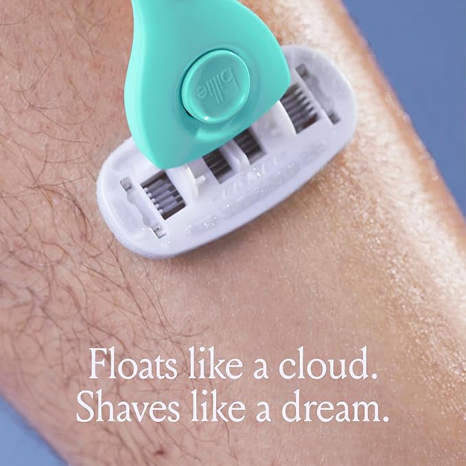 Billie Razors for Women Shave Kit – Razor + 4 x 5-Blade Razor Refills + Magnetic Holder – Minty-BrightBean Baby