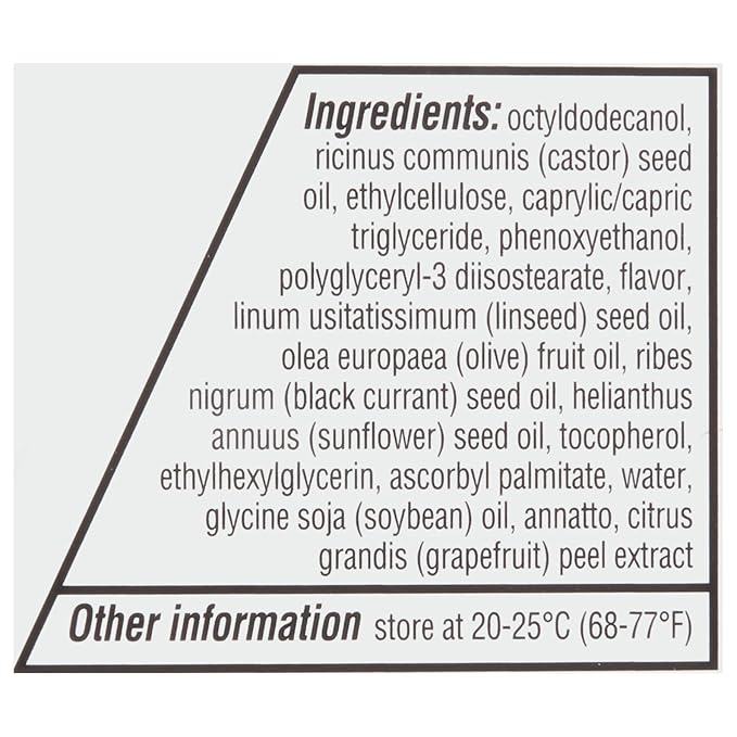 Chapstick Total Hydration Vitamin Enriched Lip Oil, Non Tinted, Vitamin c, vitamin E, Contains Omega 3 6 9, Peach Tea Flavor, 0.23 Fl Oz (Pack of 1)-BrightBean Baby