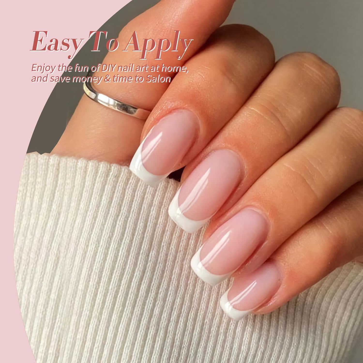 Born Pretty Jelly Gel Nail Polish, Sheer Gel Nail Polish, Milky Pink Nude Crystal Transparent Gel Polish Gel Manicure DIY Salon Nail Art Gifts Women Girls 7ML 6PCS-BrightBean Baby