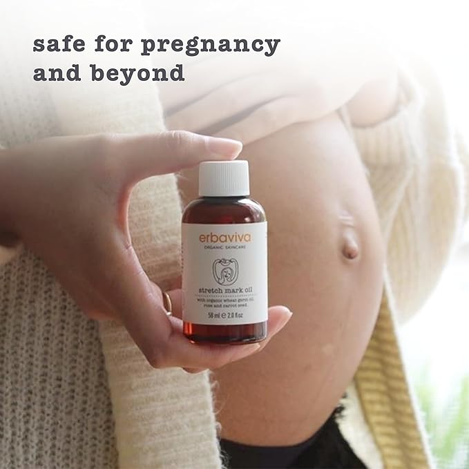 Erbaviva Stretch Mark Oil -Travel size 2 Fl Oz-BrightBean Baby