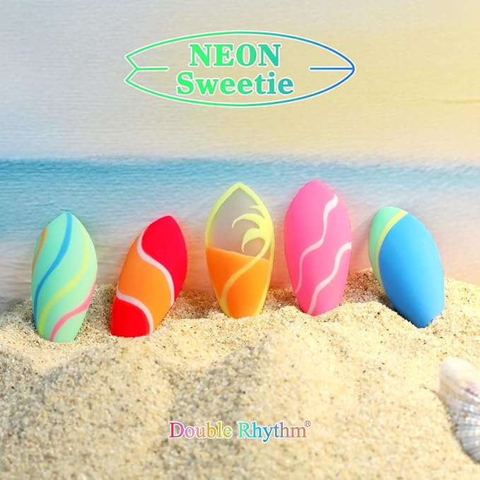 Double Rhythm 6 Pcs 15 ML Gel Polish Set Same Color Same Bottle Soak Off Gel Polish Kit Nail Art Manicure Salon DIY at Home for Women (Pastel Red Pink Orange Yellow Green-T6-11)-BrightBean Baby