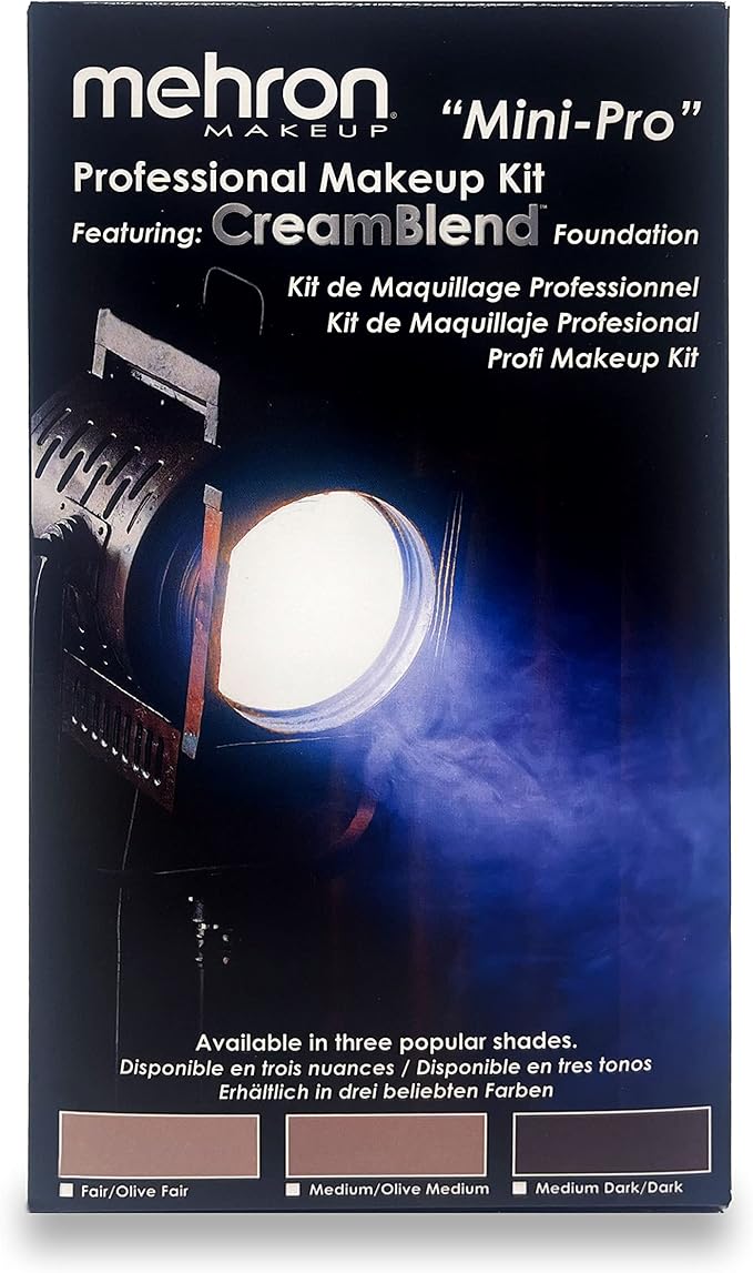 Mehron Makeup Mini-Pro Student Makeup Educational Kit (Fair/Olive)-BrightBean Baby