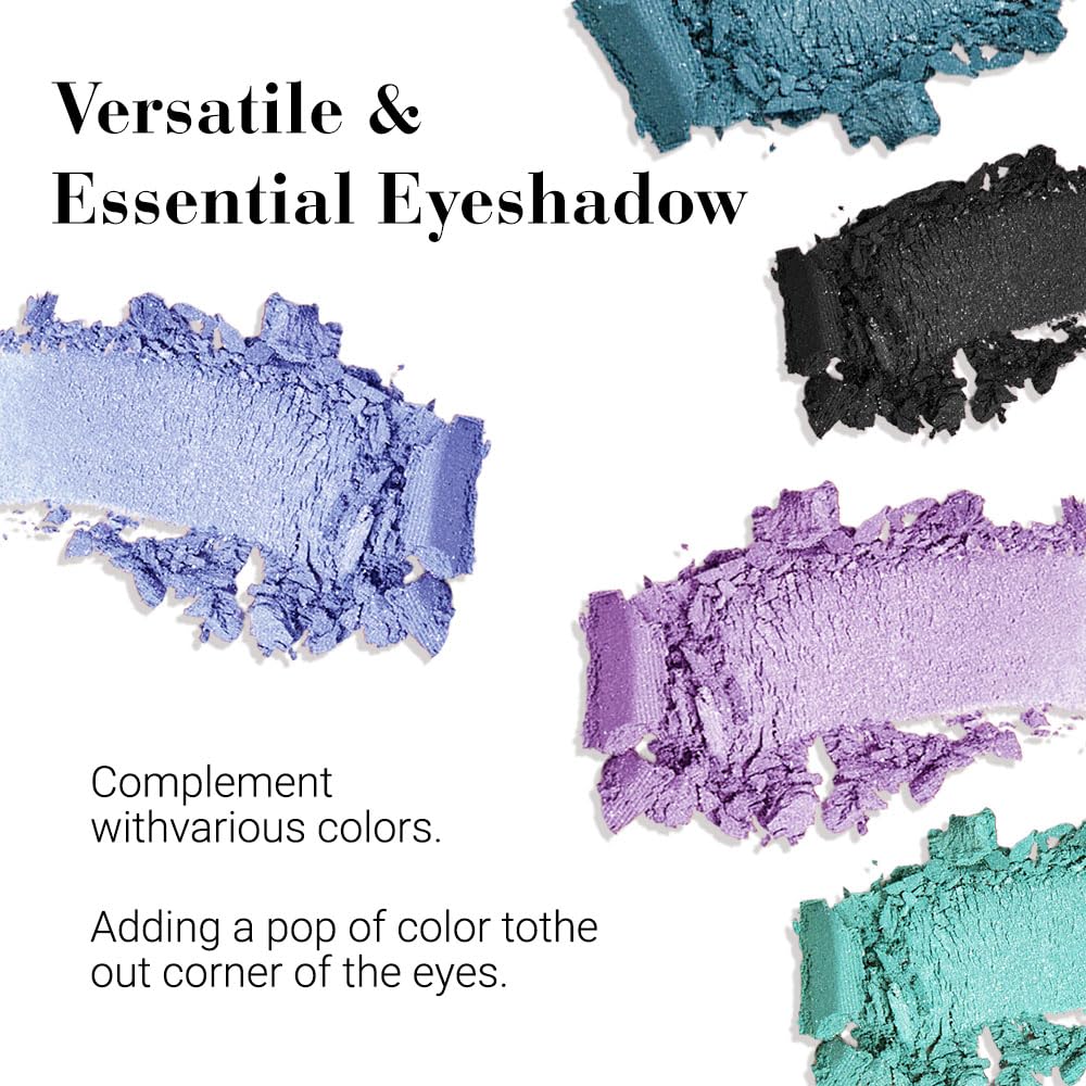 Shimmer Single Eye Shadow Palette Makeup, Mint Green Shimmer Monochrome Eyeshadow Halloween Birthday Party Wear For Green Blue Eye, Pigmented Waterproof Sombras Para Ojos-BrightBean Baby