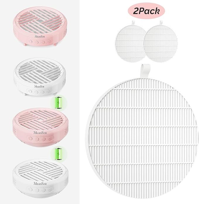 MelodySusie SProR Nail Dust Collector Replacement Filter,2 Pack Reusable Dust Filter Only for MelodySusie SProR Nail Dust Vacuum Fan Collector Extractor Electric Dust Suction Machine-BrightBean Baby