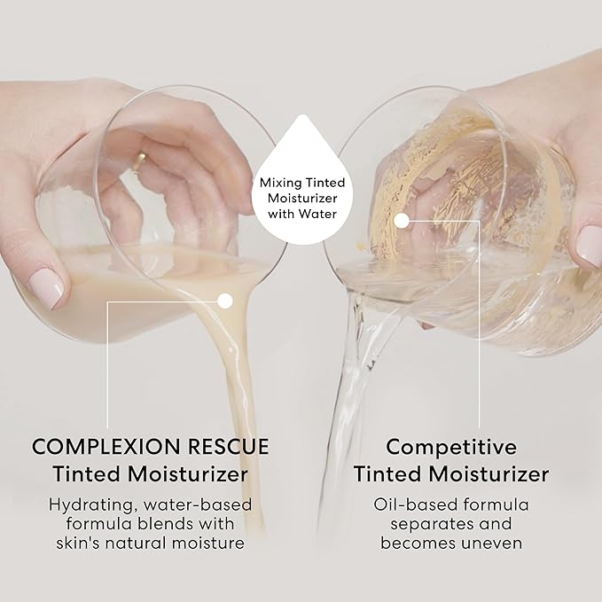 bareMinerals Complexion Rescue Tinted Moisturizer for Face with SPF 30 + Hyaluronic Acid, Hydrating Tinted Mineral Sunscreen for Face, Skin Tint, Vegan, Travel Size-BrightBean Baby