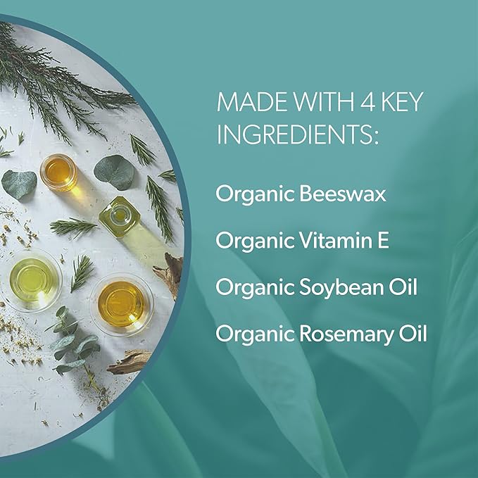 Waxelene Original Lip Tube 3 Piece, Best Lip Balm Ever Organic Calming Multipurpose Ointment Baby Eczema Dry Sensitive Skin Body Hand Face Moisturizer-BrightBean Baby